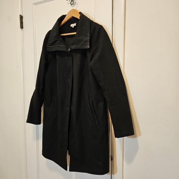 Mia Melon mid weight weatherproof jacket with removable hood - Picture 6 of 12